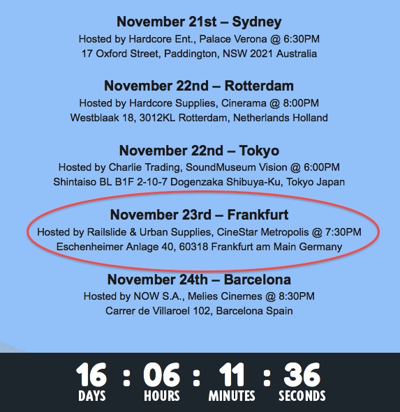 Pretty Sweet Video Premiere Frankfurt