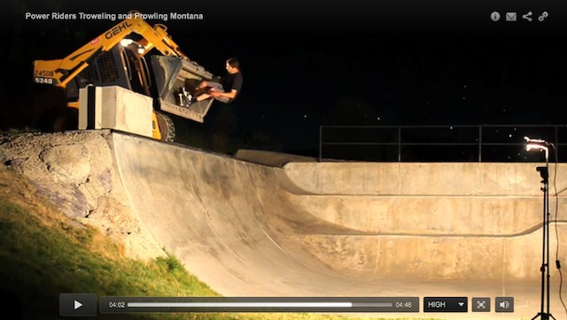 Skateboarding in Montana DIY